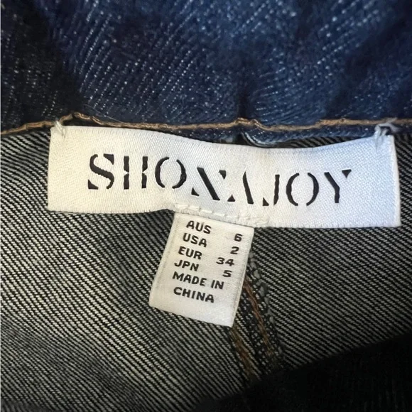 Shona Joy Rita High Waisted Flare Short and Rita Pullover Top Denim Indigo - Picture 15 of 15